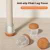 8Pcs Chair Leg Protectors Thickened Bottom Wrapped Non-Slip Design Universal