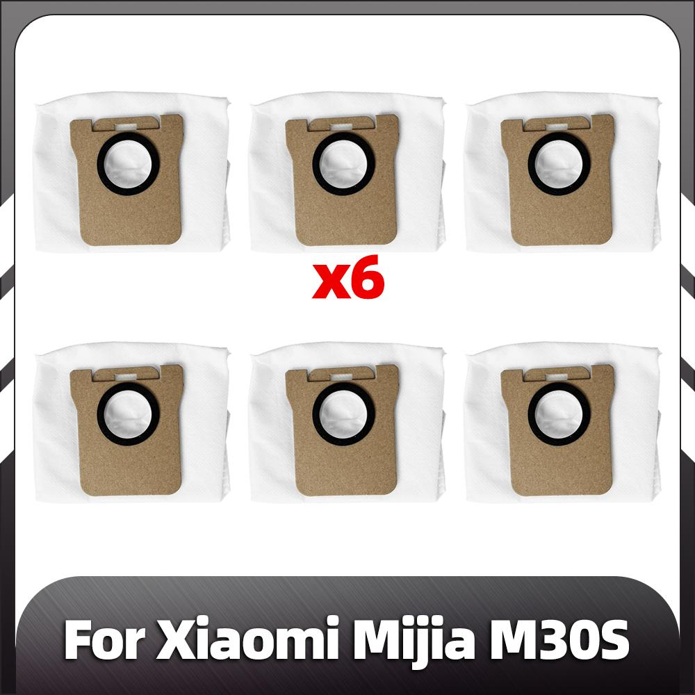 Compatible for Xiaomi Mijia M30s Replacement Main Side Brush HEPA Filter Mop Pads Dust Bags Spare Parts Accessories