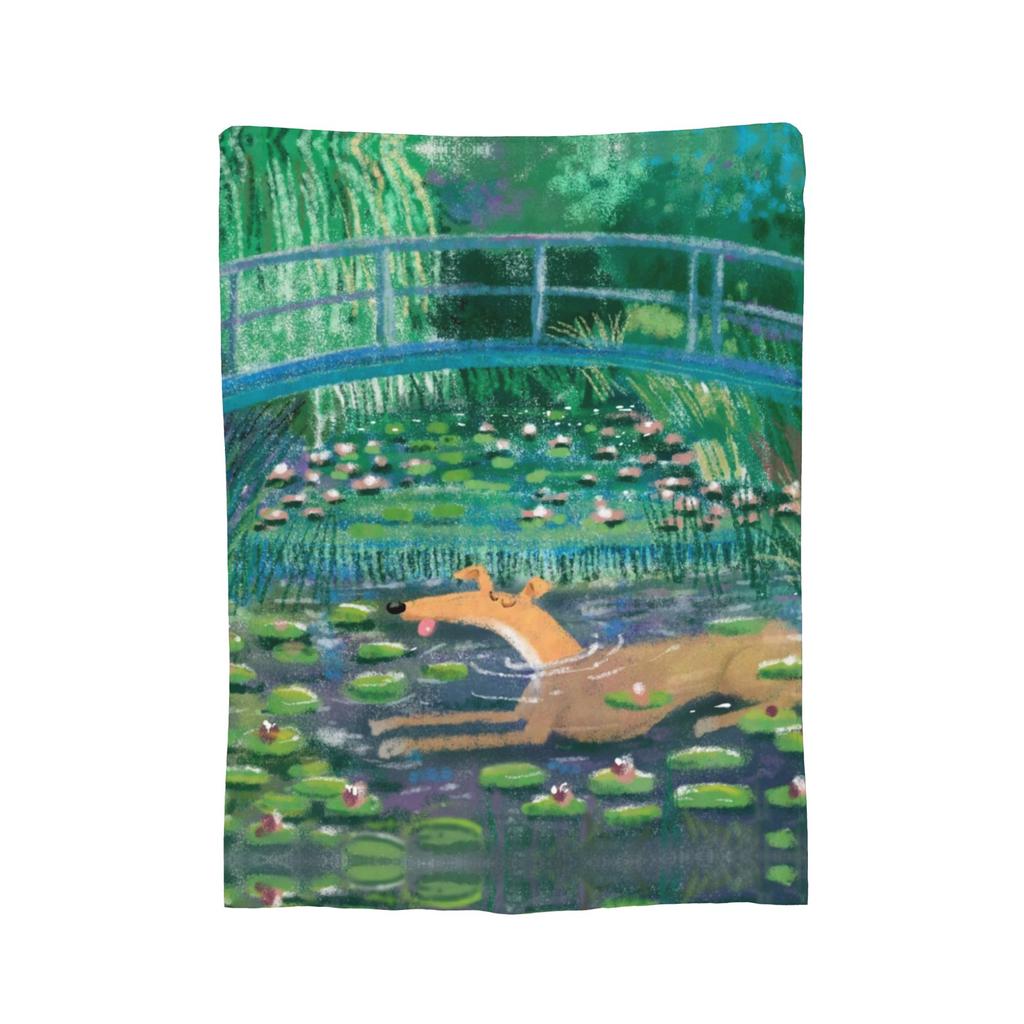 Summer Greyhound Fuzzy Blanket Skipworth Whippet Lurcher Dog Galgo Funny Throw Blankets for Home 200x150cm Quilt,