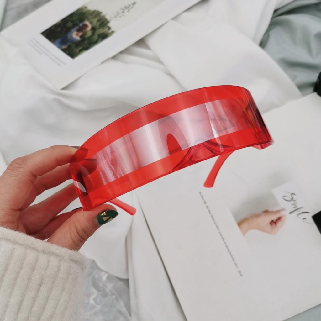 Sense of Science and Technology Integrated Women Men Sunglasses Laser Eyeglasses Mirrored Lens Eyewear Unisex Sun Glasses