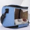 Breathable Crossbody Carrier for Small Pets: Hamster, Guinea Pig, Mole, Hedgehog, Parrot