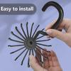 18 Claw Belt Hanger Organizer Twirling Scarf Belt Tie Hook 360 Degree Holder