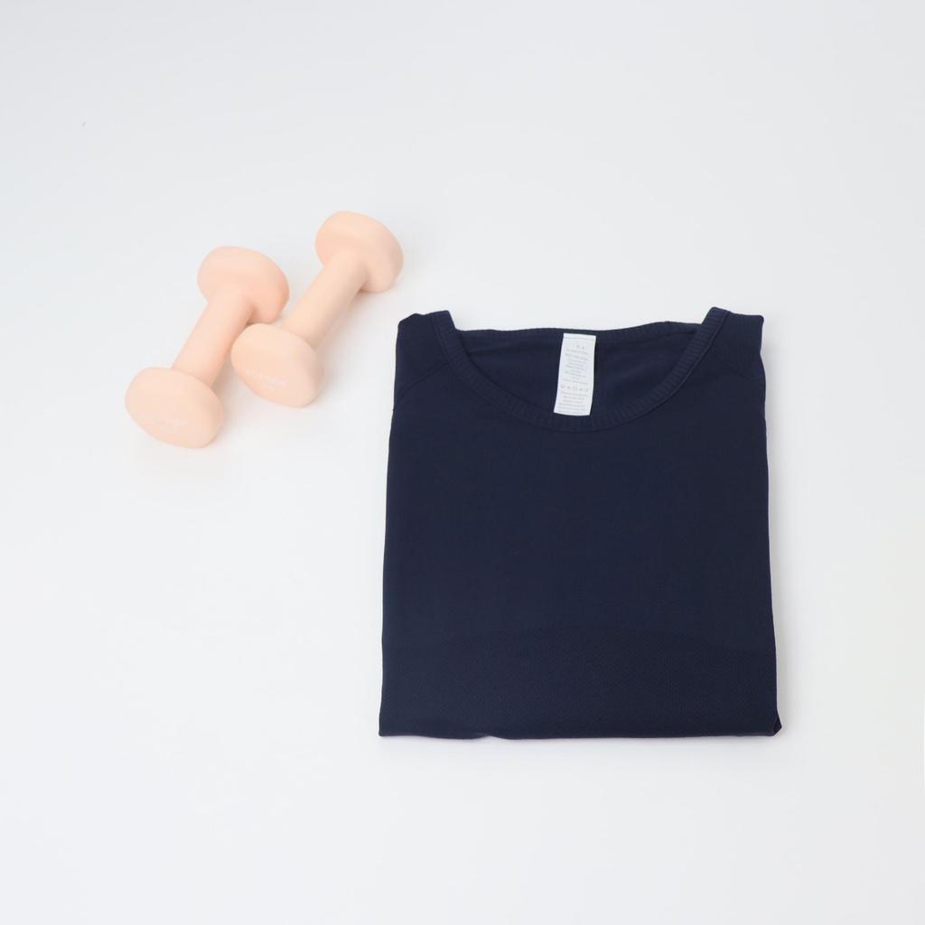 In Stock: Women's LU3.0 Short Sleeve Round Neck Yoga & Running Slim Fit T-Shirt