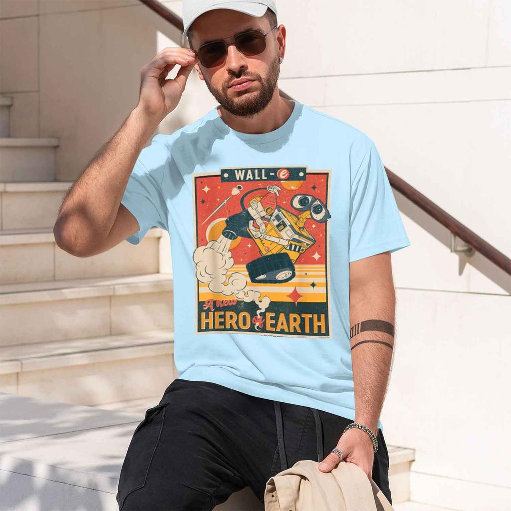 And Pixars A New Hero Of Eh Tshirt Small Summer Shortsved Breathable Sweatwking Versatile Fashion Tshirt For Batosool Sea