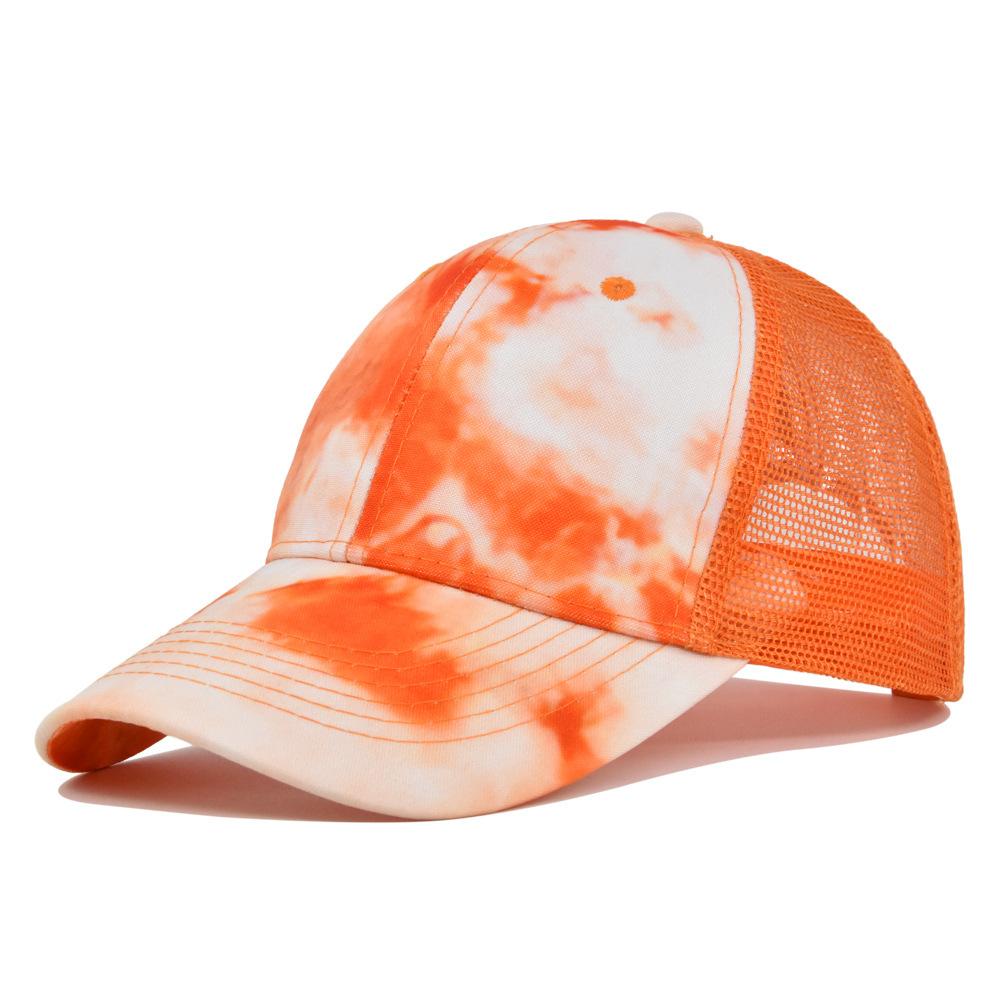 High Quality Batik Dyeing Baseball Cap For Men Women Mesh Breathable Sun Protection Adjustable Outdoor Sports Beach Travel Hat
