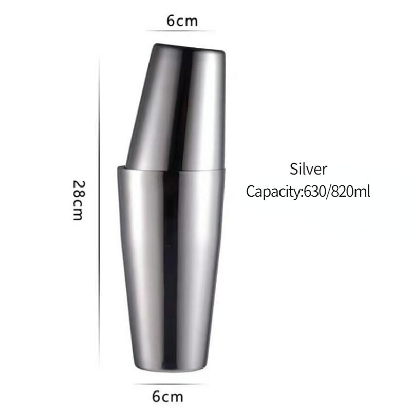 Bar Cocktail Shaker Boston Shaker Stainless Steel Engraving Shaker Bar Accessory Bartender Tools For Home And Bar
