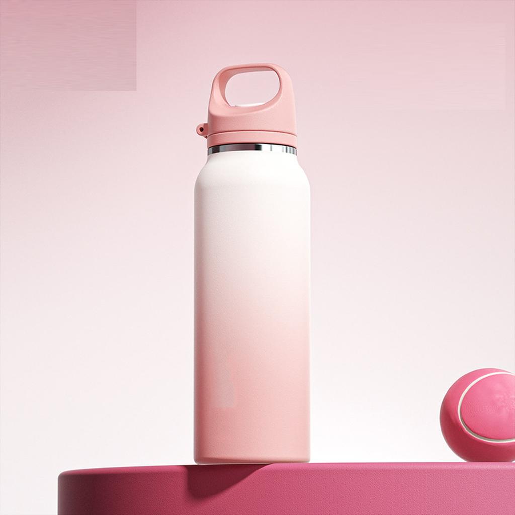Vacuum Cup Keep Coffee Hot/Cold 12h Long Time, Lock Lid Leakproof Insulated Water Bottle Burckle Car Holder Tumbler