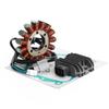 Magneto Stator+Voltage Rectifier+Gasket For Suzuki LTZ400 Quadsport Z400 12-18