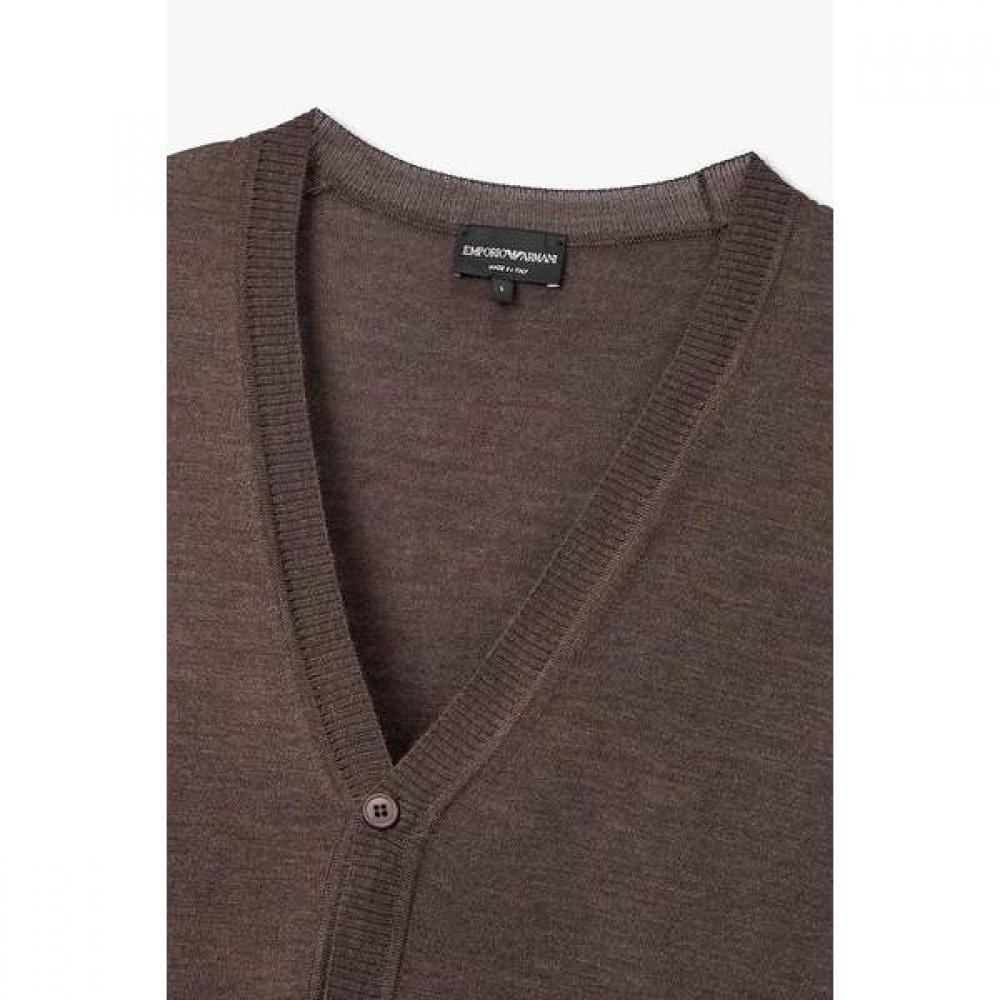 Emporio Armani Men S Wool Knit Button Up Cardigan A516128017
