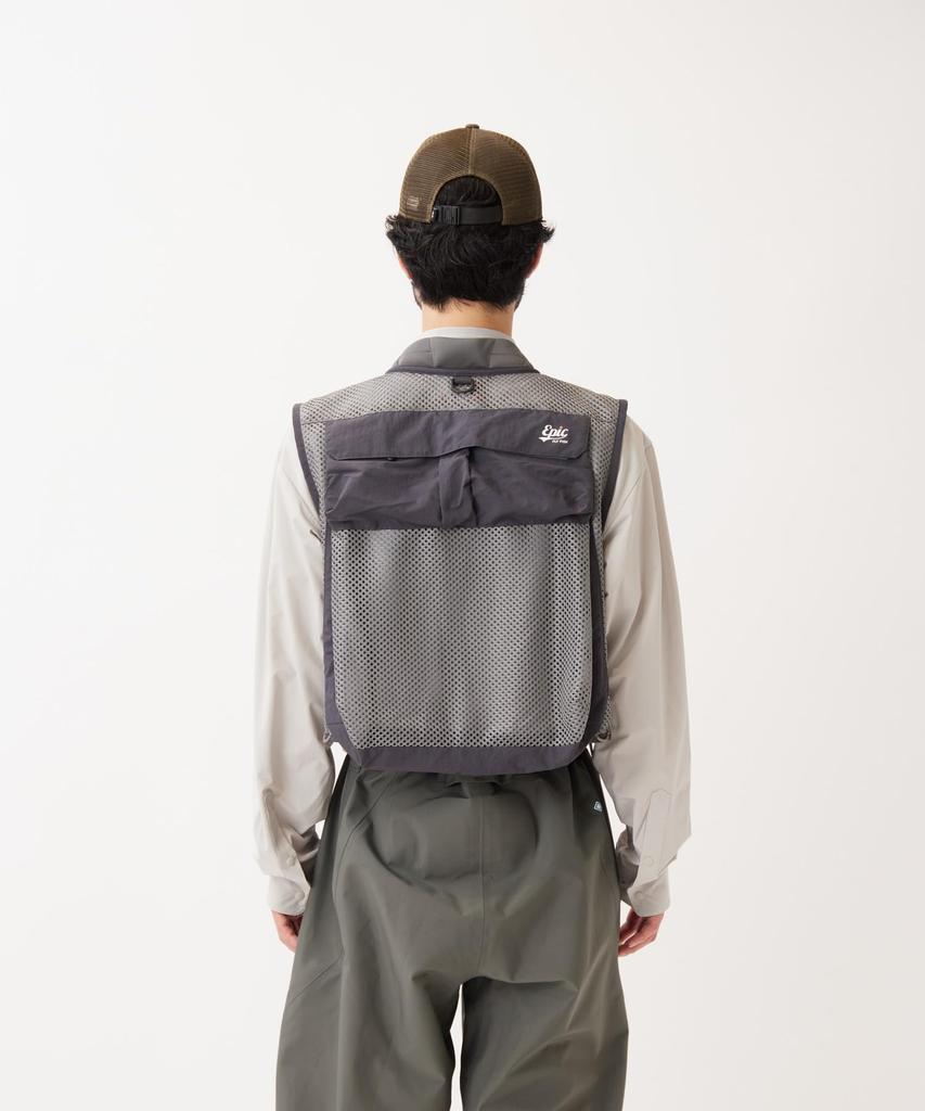 Snow Peak Oreti Vertical Pocket Vest Outerwear Vest GREY L EP-VT-26SU001 Mid-layer Men's Women's