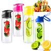 700ml/800ml Taşınabilir Meyve Demleme Su Şişesi Çocuklar Açık Hava Sporları Limon Suyu Şişesi Mutfak Masası Kamp Seyahat için Kapaklı