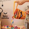 Halloween Pumpkin  Portable Candy Bags Cartoon Pumpkin Black Cat Bat Witch Ghost Kids  Gift Trick Or Treat Happy Halloween Day