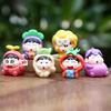 16pcs Crayon Shin Chan Fruit Shape Design Model Ornament Set For Kids And Teens