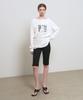GENERALIDEA Boat Neck Loose Fit Graphic T-Shirt [White] / Gf1Lts515