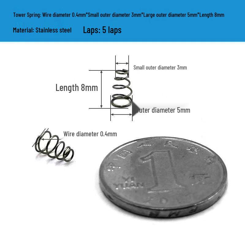 Belleville 304 Stainless Steel Compression Spring with High Elasticity