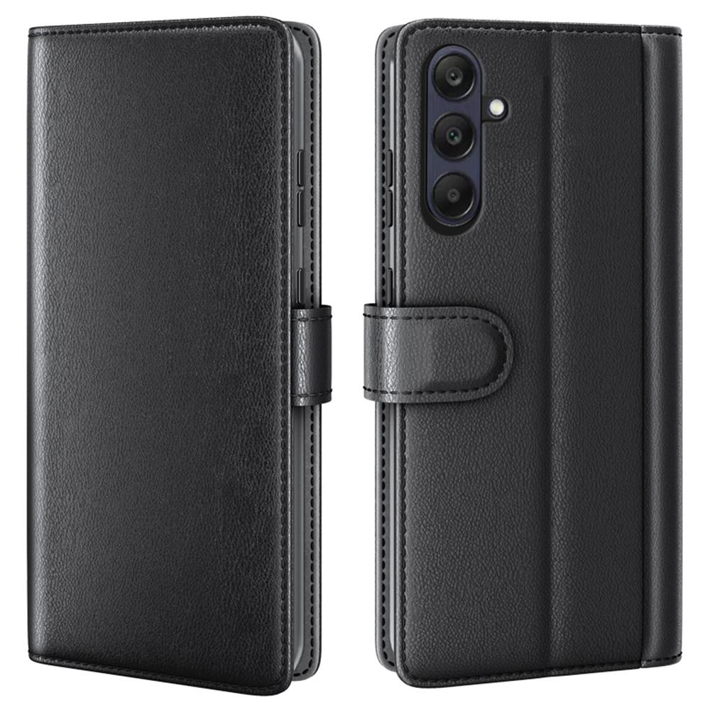 For Samsung Galaxy A26 5G Case Genuine Split Leather Phone Cover with Wallet Stand