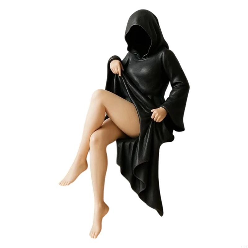 Мистический книжный шкаф статуэтка смола подарок статуэтка дом настольная скульптура украшение X3UC