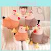 Adorable Plush Chicken Toy Realistic Rooster Stuffed Animal Doll For Kids Gift