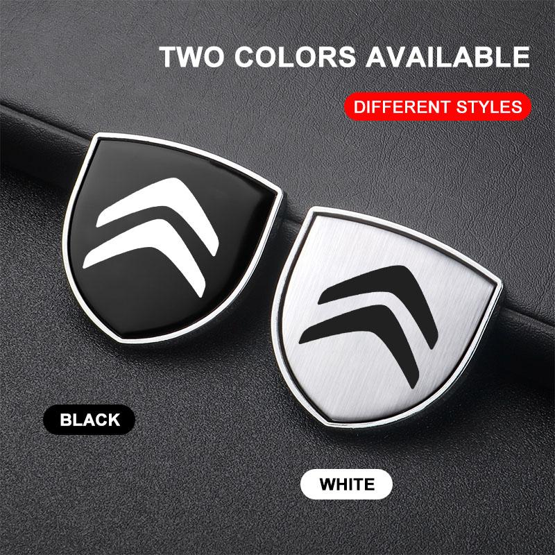 1 Pezzo Scudo Metallico per Portiera Auto Emblema Badge Carrozzeria Auto Adesivo 3D Styling Per Citroen C2 C3 C4 C5 X7 C8 C4L DS3 DS4 DS5LS DS6