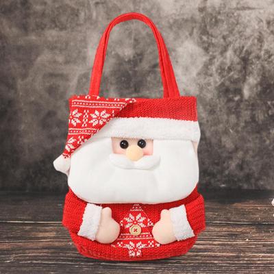 Weihnachten Süßigkeiten Tasche behandeln Taschen Handtasche Tote Strumpf Dekorationen Geschenk