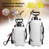 5L/8L Tuinsproeier Schoudermodel Druksproeier Schouder Handmatige Drukspuitfles Plantenirrigatie Besproeiing