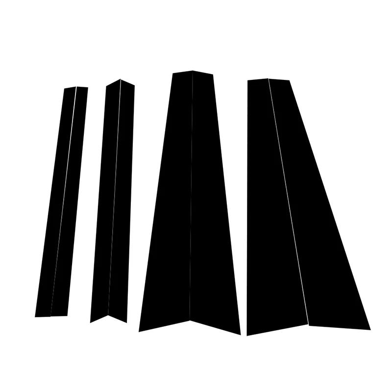 8 buc. Autocolante pentru stâlpi de stâlp negru lucios pentru ușă, fereastra, autocolante, pentru BMW X5 F15/M F85 2015-2018 Accesorii