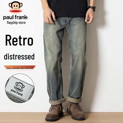 Men's Retro Loose Straight Leg Jeans