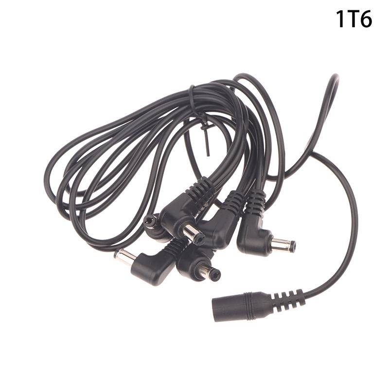 Guitar Effects Pedal Daisy Chain 1 To 2/3/5/6 Ways Guitar Accessories Power Supply Splitter Cable For 9V Dc Adapter Plug