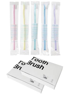 Strix Design Regular Dental 20 Pieces X 2 Piece 5 Commercial Made In Individually Oral Care Toothbrush, Use, Set, Colors, Use, Japan, Wrapped, KN-080