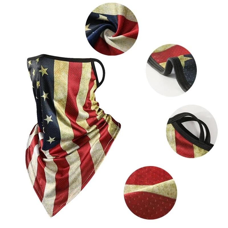 Breathable Ice Silk Face Scarf Balaclava Neck Cover Outdoor Sports Windproof Dust Bandana Bike Cycling Motorcycle Ski Scarf Wrap