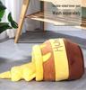 Calda Tana in Peluche Winnie the Pooh con Vasetto di Miele per Gatti e Cani - Design Carino Semi-Chiuso