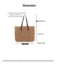 Women's Retro Handmade Large-Capacity Straw Woven Shoulder Beach Bag