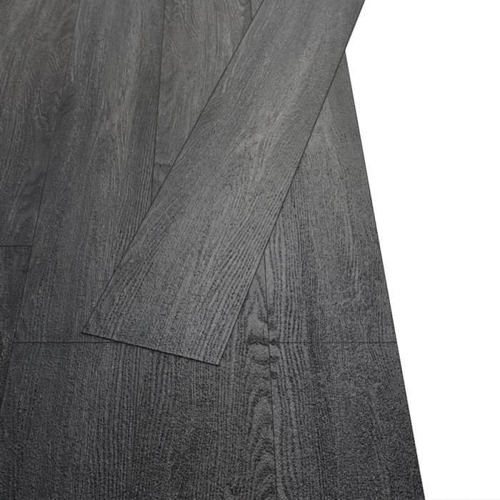 VidaXL Dalles de plancher PVC autoadhésif 5,02 m² 2 mm noir et blanc 245175