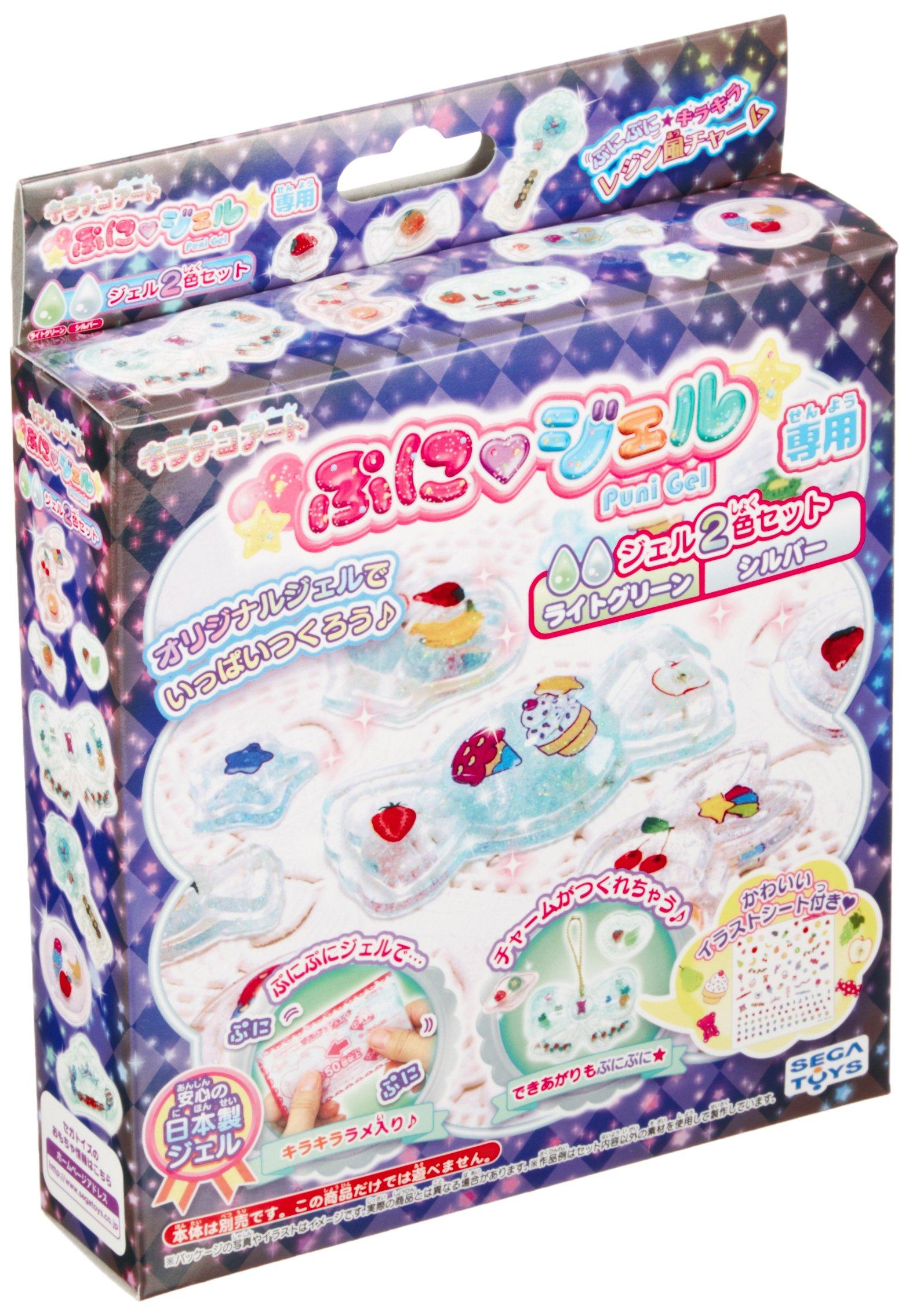 

Kiradeco Art Puni Gel Набор из 2 гелей светло-зеленый/серебристый PGR-05