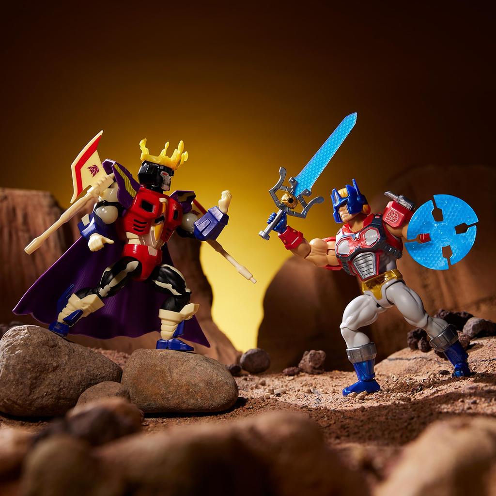 Masters Of The Universe Origins Transformers Optimus Prime Armor action MOTU & He-Man figure, Toys.