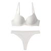European and American large-size underwear summer smooth surface non-marking soft steel ring bra large chest small anti-sagging upper suppor