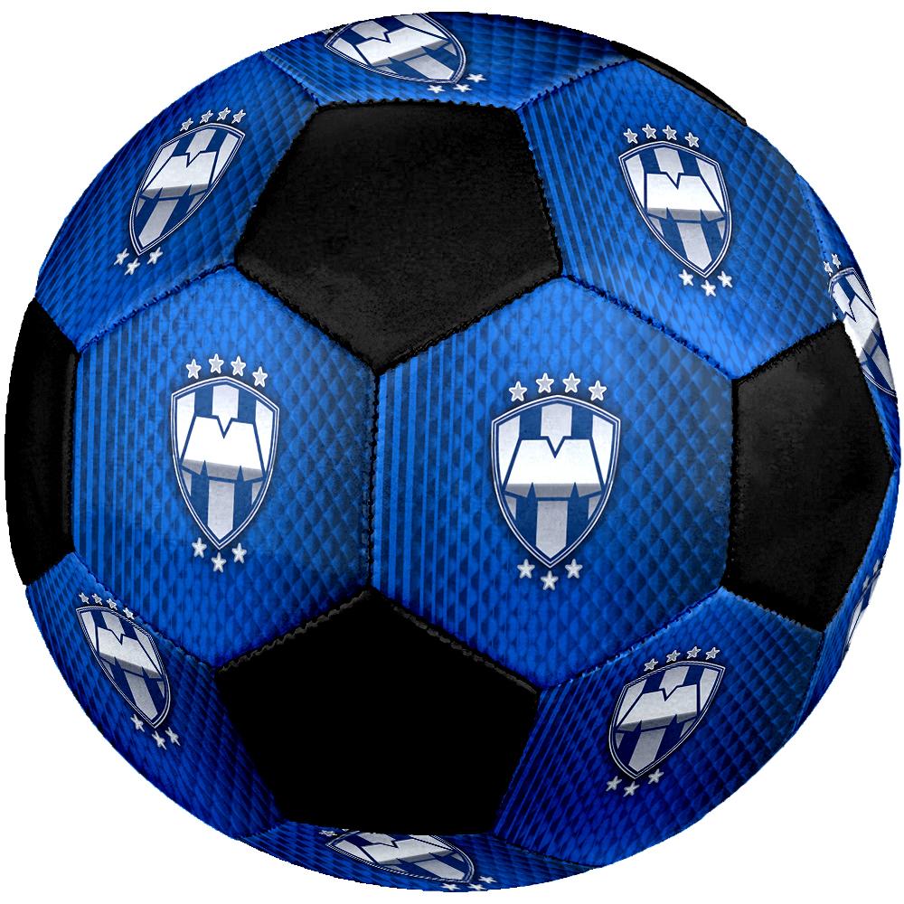 SIZE 5 C.F. Monterrey Soccer Ball Colorful All Ages Machine Stitched PVC Competition Ready Durable High-Bounce