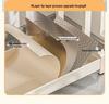 White Multifunctional Seasoning Rack & Knife Holder with Spice Storage Canisters
