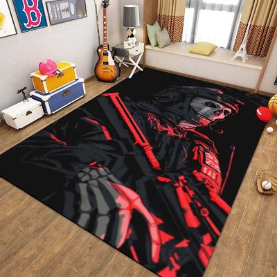 Alfombra Call of Duty para sala de juegos, alfombra para área grande, felpudo fantasma para dormitorio, alfombra Tribal para habitación de niños