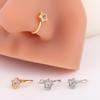 Trendy Five-Pointed Star Nose Stud, Personalized Adjustable, Free Piercing Nose Clip, Fashionable And Versatile, Simple Star Nose Accessories