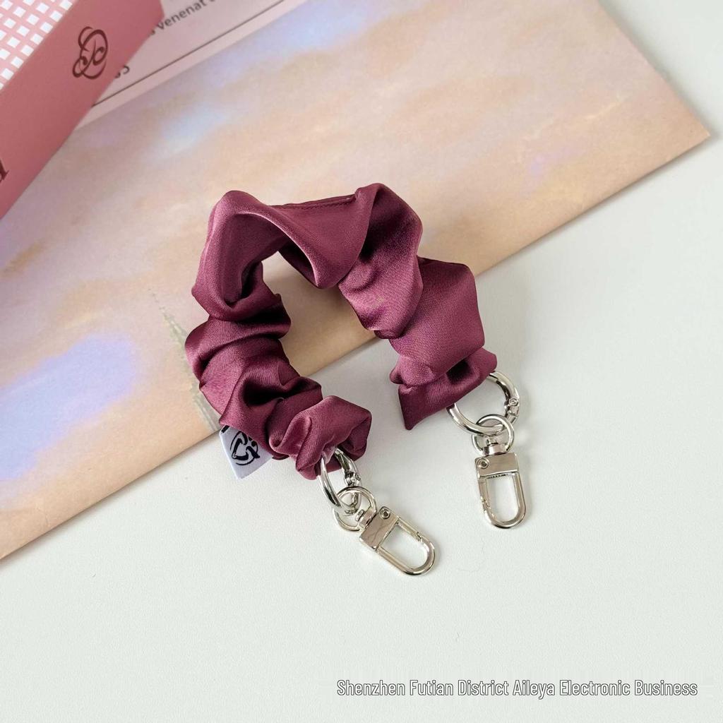 Handheld Double-Ended Buckle Phone Lanyard & Wrist Strap - Elastic Scrunchie with Anti-Loss Design