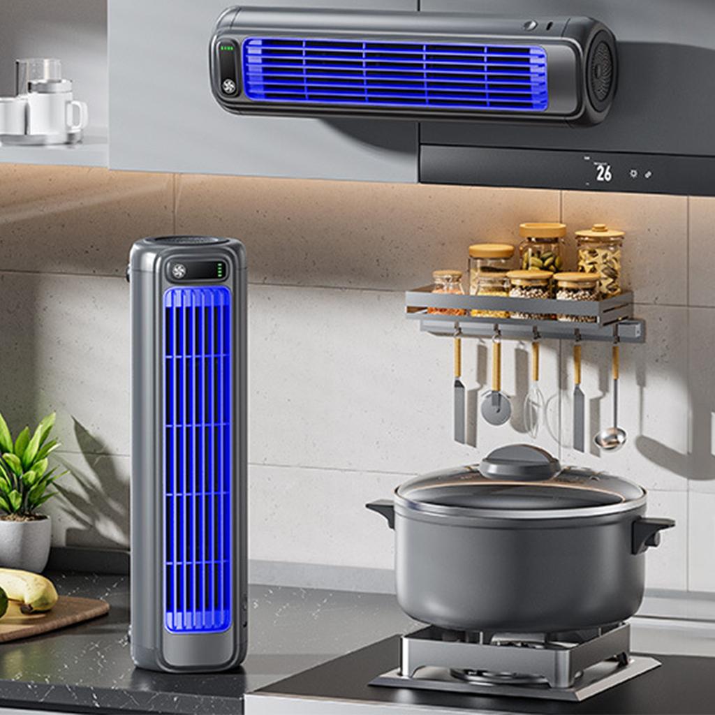 Desktop Living Room Perfusion Fan Turbine Strong Wind Silent Desktop Fan