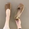 Ladies Footwear Square Toe Slip-on Women's Flat Shoes Summer Comfortable and Elegant Fashion With Discount Social 39 Shoe Sale
