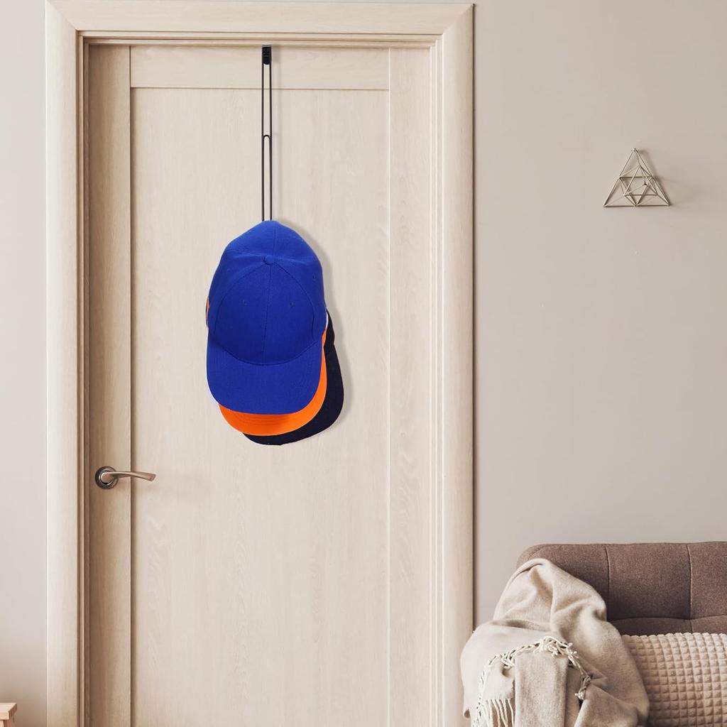 2 Pcs Over The Door Hat Rack 12 x 2 Inch Hat Organizer for Baseball Caps over Door Baseball Cap Organizer Hat Storage Space Saving Hat Rack Hat