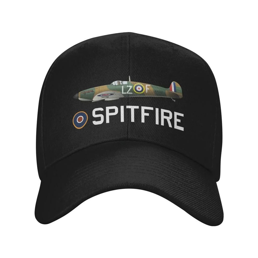 Custom Supermarine RAF Spitfire Baseball Cap Women Unisex Adjustable Adult WW War Fighter Aircraft Plane Airplane British Dad Hat