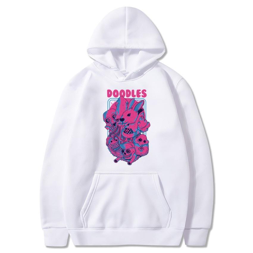 Funny Autumn And Winter Fleece Hoodie Street Fashion Harajuku Pullover, Men's and Women's Casual Long Sleeved Warm Hoodie