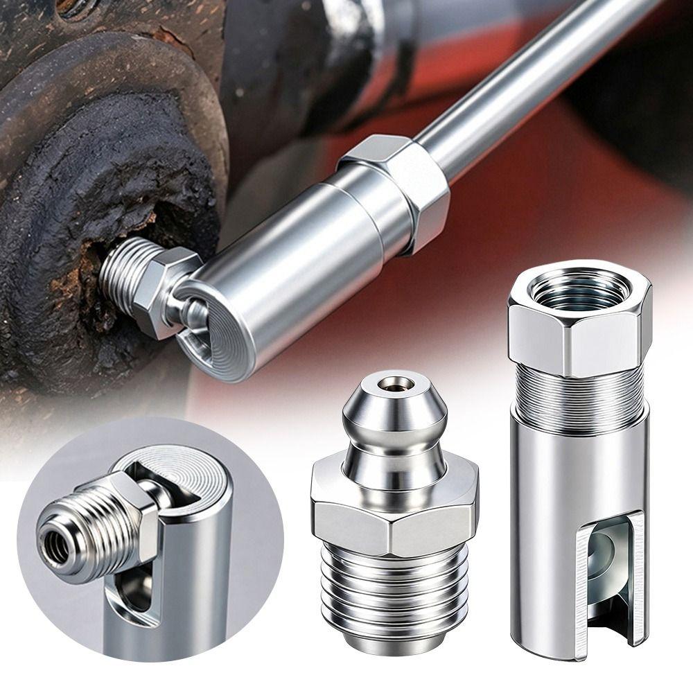 High Pressure Threaded Grease Nipple Leak Resistant Butter Cleaning Tool Automotive Maintenance
