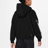 Nike Kids Letter Print Hooded Casual Sweatshirt Kids sweatshirt Black FB4343-010