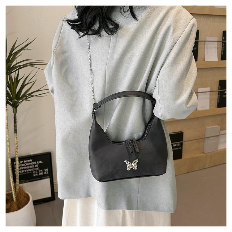 Fashion Korean Style Handbag 2024 Spring New Versatile Instagram One Shoulder Underarm Bag Dumpling Bag for Women