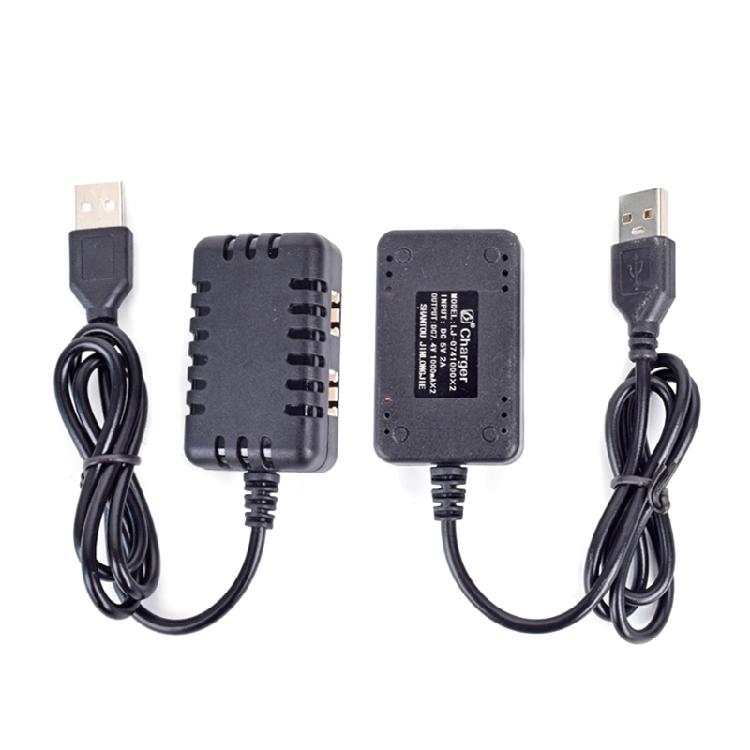 2 in1 1000Mah x 2 7.4V Li-ion Lithium Battery Charger USB Charger XH-3P Plug